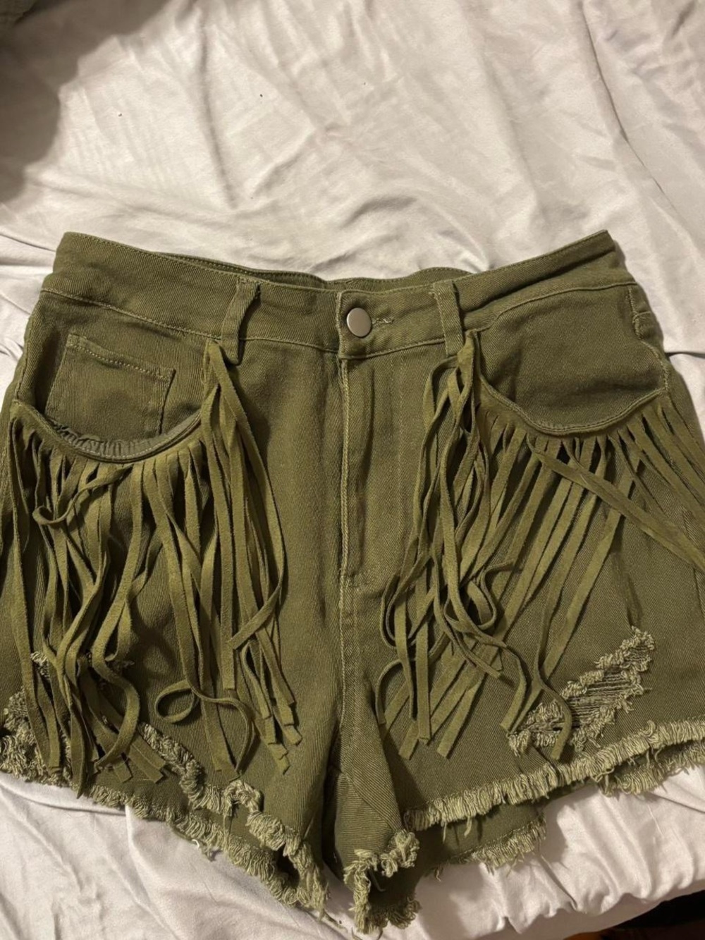 Fringe shorts